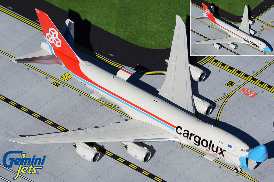GJCLX1954 GEMINI JETS Cargolux / カーゴルックス航空 B747-8F LX-VCF MASK 1:400 完売しました。