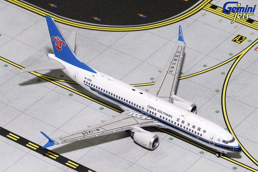 GJCSN1710 GEMINI JETS CHINA SOUTHERN / 中国南方航空 B737 MAX8 B-1205 1:400 完売しました。 GEMINI JETS 1:400 CHINA SOUTHERN Airlines / 中国南方航空 737 MAX8 亜鉛ダイキャスト製