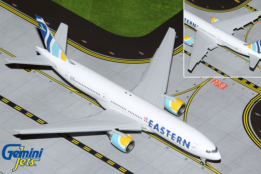 GJEAL2059F GEMINI JETS Eastern Air Lines / イースタン航空 B777-200ER Flap Down N771KW 1:400 お取り寄せ GEMINI JETS 1:400 Eastern Air Lines /イースタン航空 777-200 亜鉛ダイキャスト製