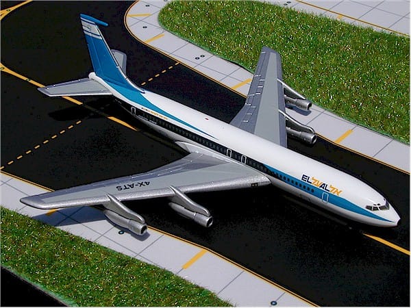 15186 GEMINI JETS ELAL イスラエル B707-300 4X-ATS 1:400 完売しました。 GEMINI JETS 1:400 El Al Israel Airlines / エル・アル航空/イスラエル 707-300 亜鉛ダイキャスト製