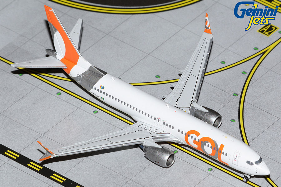 GJGLO2010 GEMINI JETS GOL / ゴル航空 B737 MAX8 PR-XMP 1:400 メーカー完売