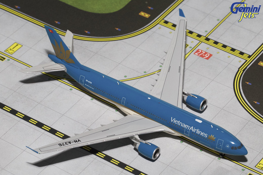 GJ701570 GEMINI JETS Vietnam / ベトナム航空 A330-200 VN-A376 1:400 完売しました。 GEMINI JETS 1:400 Vietnam Airlines / ベトナム航空 A330-200 亜鉛ダイキャスト製