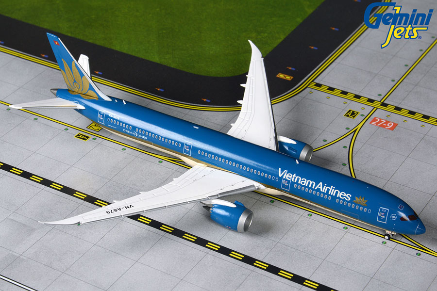 GJHVN1903 GEMINI JETS Vietnam / ベトナム航空 Boeing787-10 VN-A879 1:400 完売しました。 GEMINI JETS 1:400 Vietnam Airlines / ベトナム航空 787-10 亜鉛ダイキャスト製