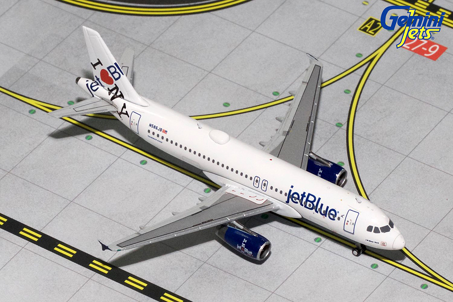 GJ701545 GEMINI JETS JET BLUE / ジェットブルー航空 A320-200 N586JB I Love New York 1:400 メーカー完売