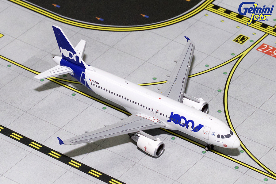 GJJON1764 GEMINI JETS JOON / ジュン A320-200 F-GKXN 1:400 完売しました。 GEMINI JETS 1:400 JOON / ジューン A320 亜鉛ダイキャスト製