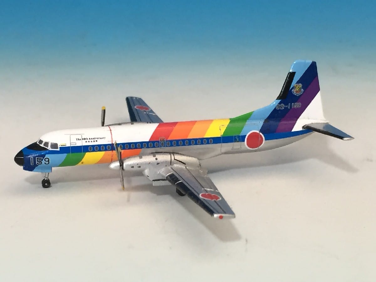 GJJSD1543 GEMINI JETS 航空自衛隊 空自40周年 YS-11C 第402飛行隊 02-1159 1:400 完売しました。 GEMINI JETS 1:400 JASDF / JAPAN AIR SELF DEEFENCE FORCE / 航空自衛隊 YS-11 亜鉛ダイキャスト製