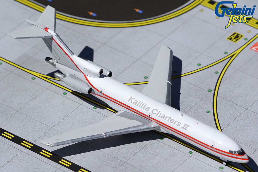 GJKFS1957 GEMINI JETS Kalitta Charters II / カリッタ・チャーターズ・Ⅱ B727-200F N726CK 1:400 メーカー完売 GEMINI JETS 1:400 Kalitta Charters II / カリッタ・チャーターズ・Ⅱ 727-200 亜鉛ダイキャスト製