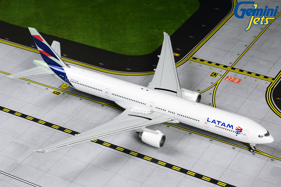 GJLAN1848 GEMINI JETS LATAM AIRLINES / LATAM航空 B777-300ER PT-MUI 1:400 完売しました。 GEMINI JETS 1:400 LATAM AIRLINES / ラタム航空 ランタム 777-300 亜鉛ダイキャスト製