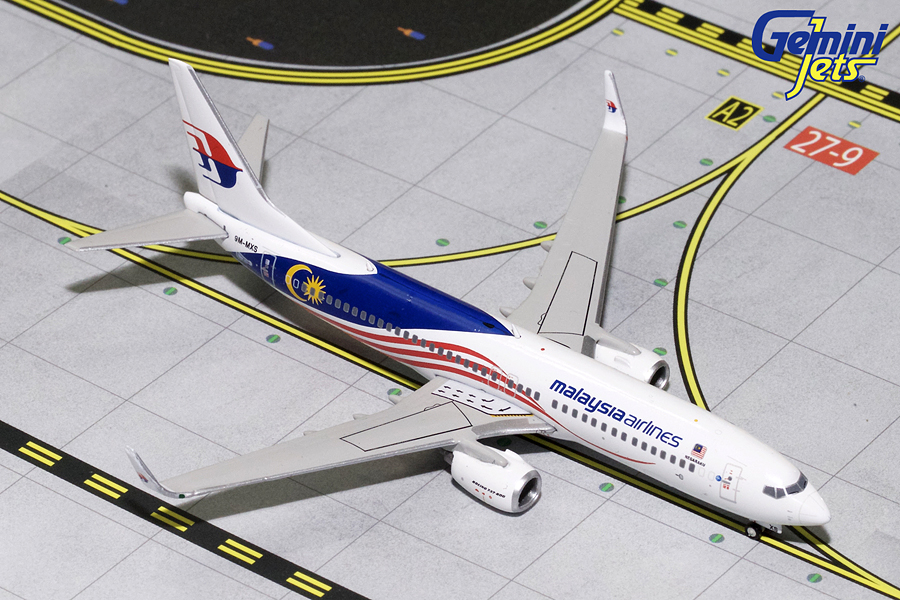 GJ701681 GEMINI JETS Malaysia  / マレーシア航空B737-800W Negaraku 9M-MXS 1:400 完売しました。 GEMINI JETS 1:400 Malaysia Airlines MAS / マレーシア航空 737-800 亜鉛ダイキャスト製