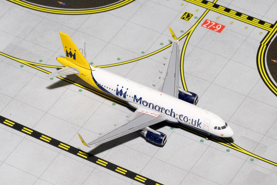 GJ701430 GEMINI JETS MONARCH / モナーク航空 A320S G-ZBAA 1:400 完売しました。 GEMINI JETS 1:400 Monarch Airlines / モナーク航空 A320 亜鉛ダイキャスト製