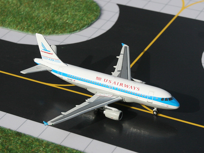 15682 GEMINI JETS US AIRWAYS A319 Piedmont Heritage jet N744P 1:400 完売しました。