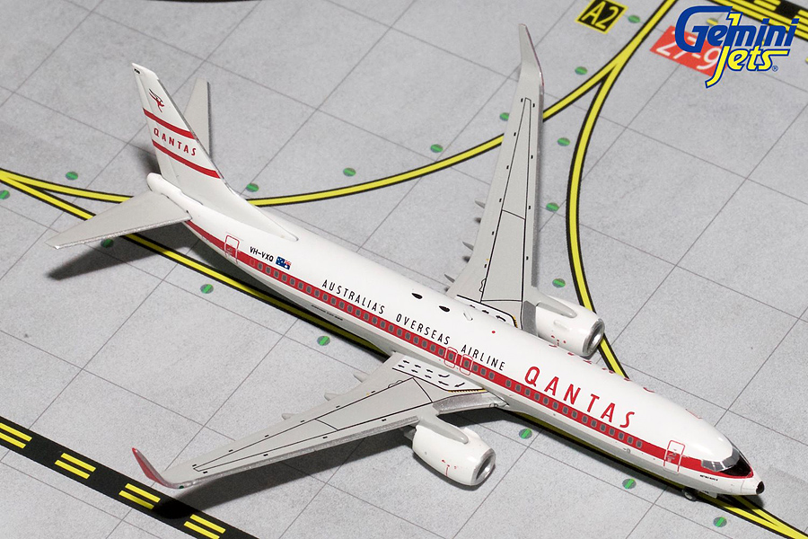 GJ701556 GEMINI JETS Qantas / カンタス航空 Retro Roo II B737-800W VH-VXQ 1:400 完売しました
