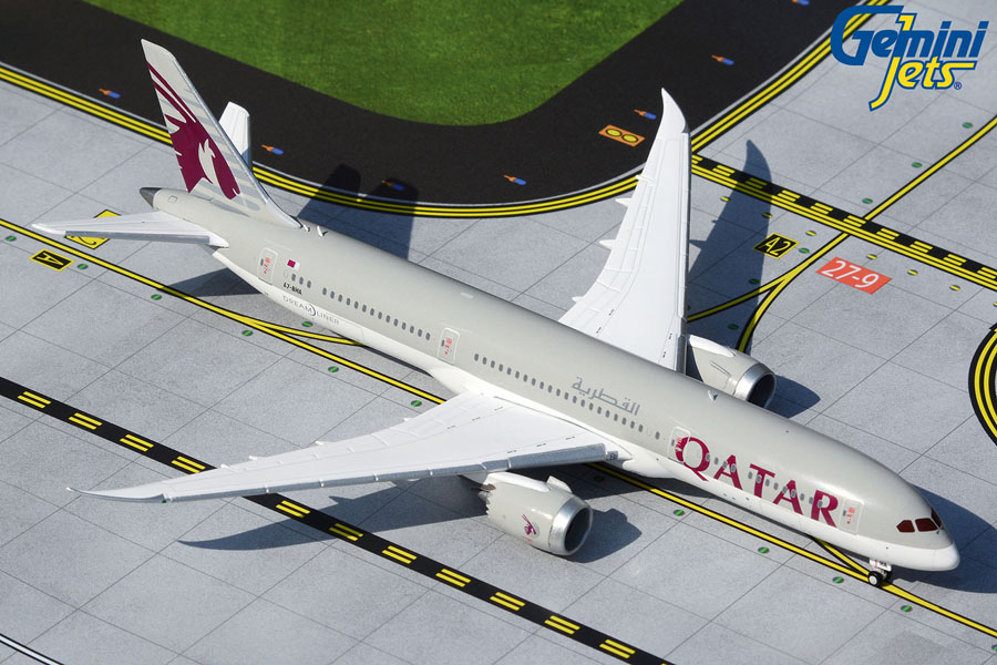 GJQTR1915 GEMINI JETS Qatar / カタール航空 B787-9 A7-BHA 1:400 完売しました。 GEMINI JETS 1:400 Qatar Airways / カタール航空 787-9 亜鉛ダイキャスト製