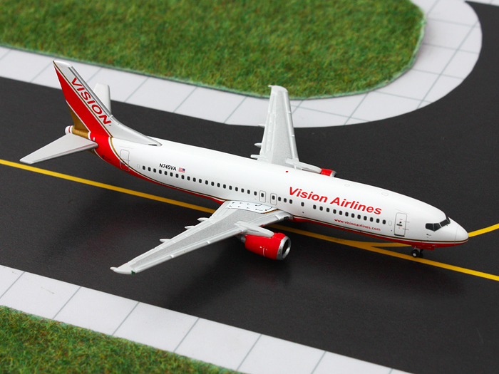 GJ701086 GEMINI JETS VISION AIR / ビジョンエアー B737-400 N745VA 1:400 完売しました。