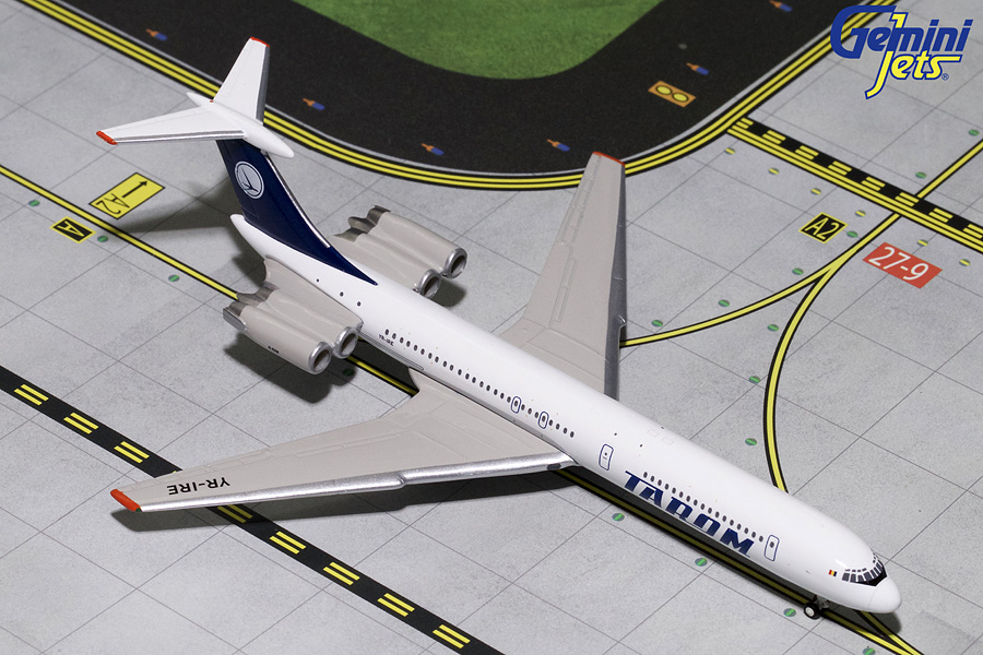 GJROT1492 GEMINI JETS TAROM / タロム航空 IL-62M YR-IRE 1:400 完売しました。 GEMINI JETS 1:400 TAROM Airways / タロム航空 IL-62 亜鉛ダイキャスト製