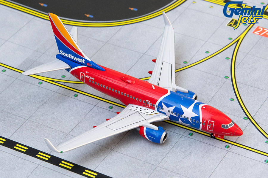 GJSWA1413 GEMINI JETS Southwest / サウスウエスト航空 Tennessee One B737-700W N922WN 1:400 メーカー完売