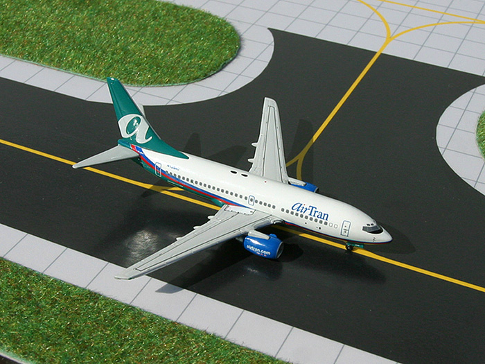 15521 GEMINI JETS AIR TRAN B737-700 N124AT 1:400 完売しました。 GEMINI JETS 1:400 AirTran Airways / エアトラン航空 737-700 亜鉛ダイキャスト製