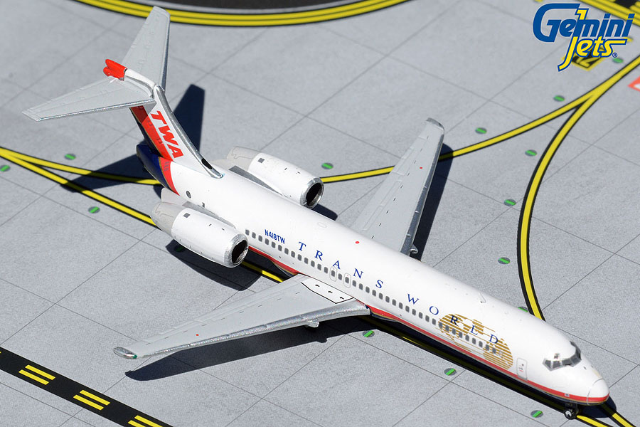 GJTWA2008 GEMINI JETS TWA / トランス・ワールド航空 B717-200 N418TE 1:400 メーカー完売 GEMINI JETS 1:400 TWA Trans World Airlines / トランス・ワールド航空 717-200 亜鉛ダイキャスト製