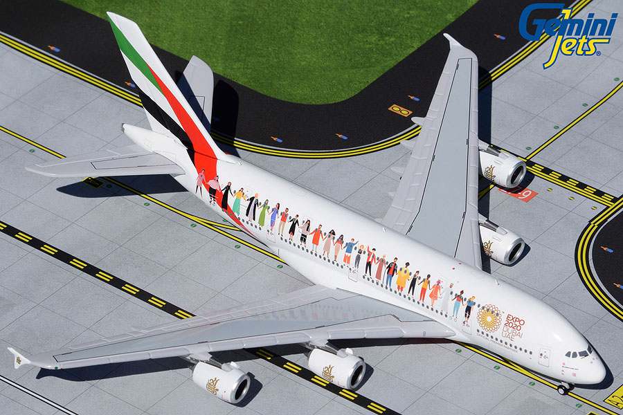 GJUAE1959 GEMINI JETS Emirates / エミレーツ航空 A380 A6-EVB Year of Tolerance 1:400 完売しました。 GEMINI JETS 1:400 Emirates / エミレーツ航空 A380 亜鉛ダイキャスト製