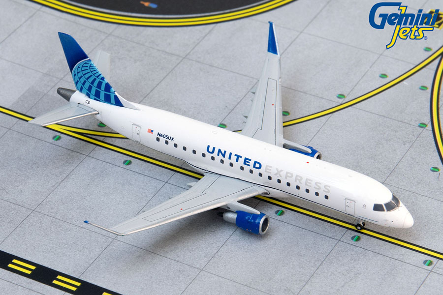 GJUAL1889 GEMINI JETS UNITED Express / ユナイテッドエクスプレス Embraer E175 N605UX 1:400 完売しました
