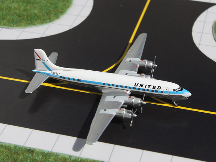 GJ70972 GEMINI JETS UNITED / ユナイテッド航 DC-6 MAINLINER COLORS  1:400 完売しました。 GEMINI JETS 1:400 United Airlines / ユナイテッド航空 DC-6 亜鉛ダイキャスト製