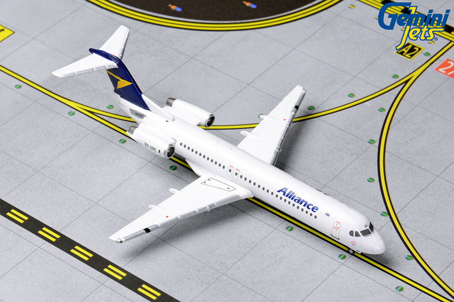 GJUTY1832 GEMINI JETS Alliance Air / アライアンス航空 F-100 VH-UQC 1:400 完売しました。 GEMINI JETS 1:400 Alliance Air / アライアンスエア F-100 スーパーセイバー 亜鉛ダイキャスト製