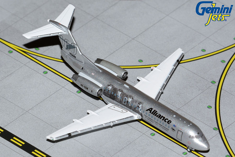 GJUTY1997 GEMINI JETS Alliance Airlines Vickers Vimy 100 Years / アライアンスエアラインズ F-70 VH-QQW 1:400 メーカー完売