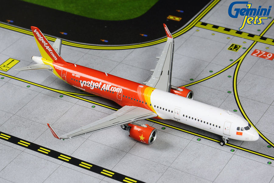 GJVJC1770 GEMINI JETS VIETJET / ベトジェットエア A321neo VN-A652 1:400 完売しました。 GEMINI JETS 1:400 VIETJET / ベトジェットエア A321neo 亜鉛ダイキャスト製