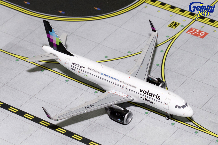 GJ701613 GEMINI JETS VOLARIS / ボラリス A320neo Los Rivas N528VL 1:400 メーカー完売 GEMINI JETS 1:400 Volaris / ボラリス A320neo 亜鉛ダイキャスト製