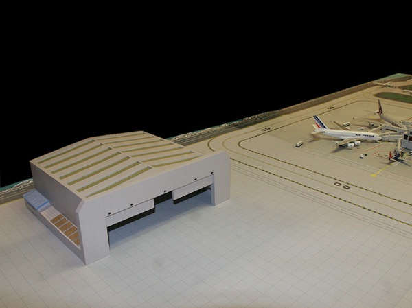 GJWBHGR GEMINI JETS 空港アクセサリー 格納庫 大型機用 1:400  完売しました。