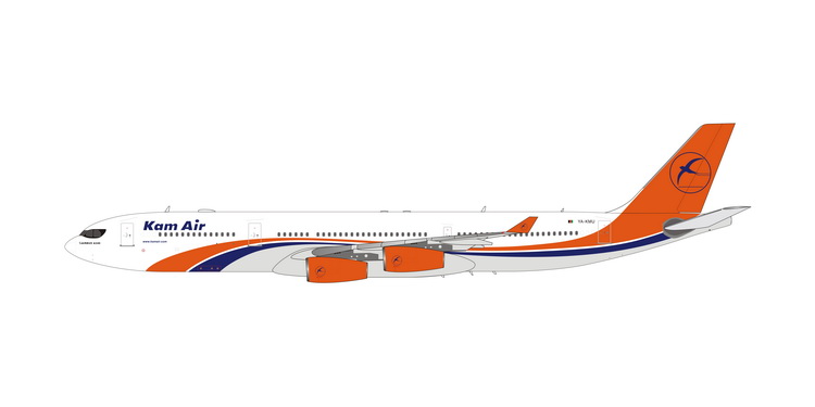 11742 Phoenix Kam Air / カーム航空 A340-300 YA-KMU 1:400 お取り寄せ