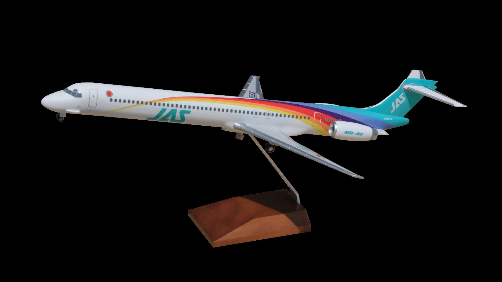 BJQ1160 JALUX企画品 JAS MD-90 JA8066 5号機 1:100 完売しました。 JALUX 1:100 JAS / 日本エアシステム MD-90 プラスチック製