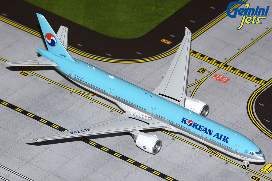 GJKAL2040 GEMINI JETS Korean Air / 大韓航空 B777-300ER HL7784 1:400 完売しました。 GEMINI JETS 1:400 Korean Air / 大韓航空 777-300 亜鉛ダイキャスト製