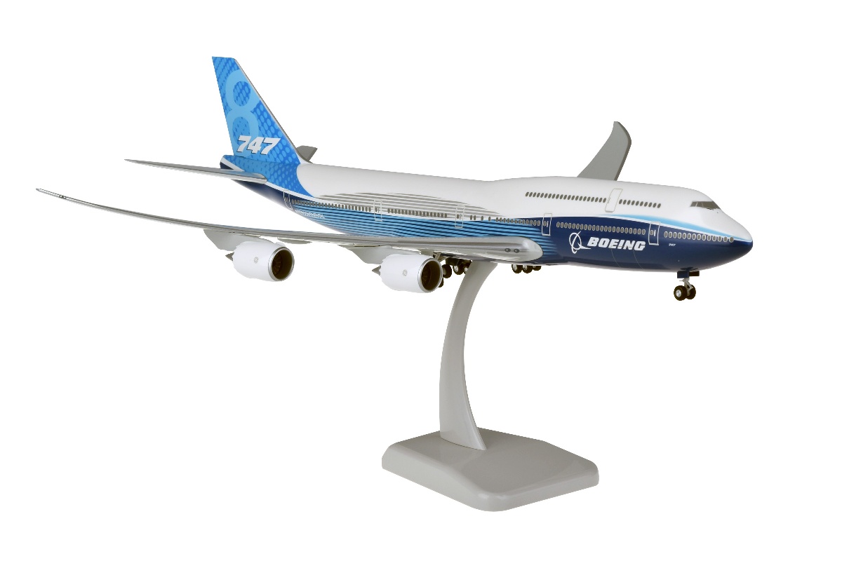 11298GR Hogan Boeing / ボーイング B747-8 Blue NL 2019 1:200 完売しました。 Hogan 1:200 Boeing / ボーイングカラー 747-8 プラスチック製
