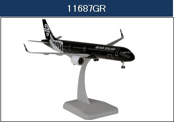 11687GR Hogan Air New Zealand / ニュージーランド航空 BLACK A321neo ZK-NNA 1:200 完売しました。 Hogan 1:200 Air New Zealand / ニュージーランド航空 A321neo プラスチック製