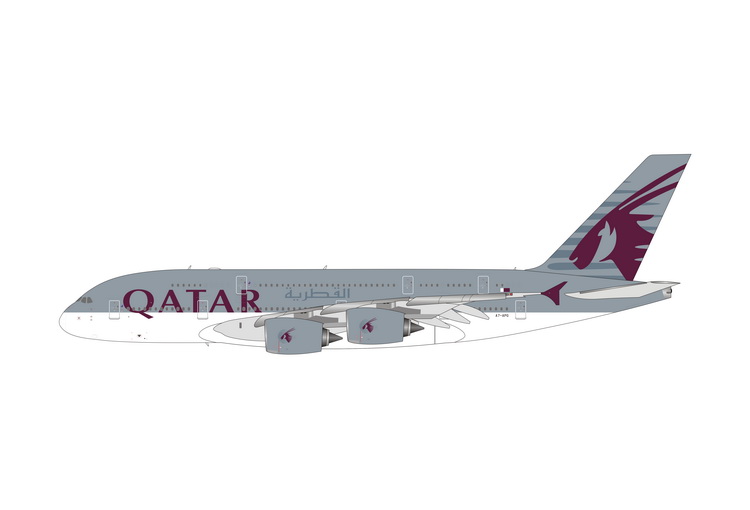 11751 Phoenix Qatar Airways / カタール航空 A380 A7-APG 1:400 完売しました。 Phoenix 1:400 Qatar Airways / カタール航空 A380 亜鉛ダイキャスト製