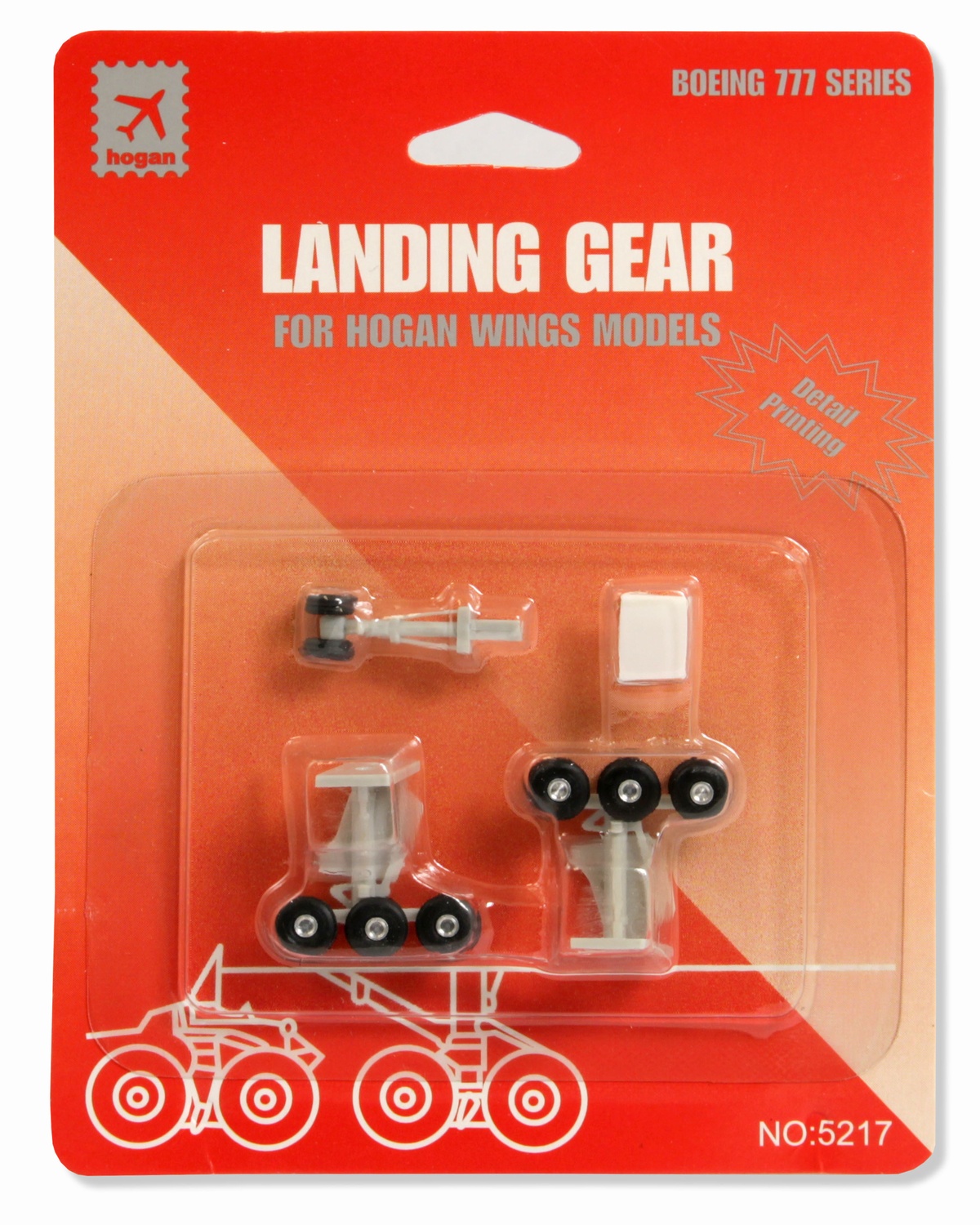 5217R HOGAN B777 用 車輪 ギアセット ゴム製 1:200 お取り寄せ Hogan 1:200   プラスチック製