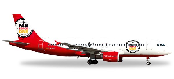 526920 Herpa Air Berlin / エアベルリン A320 D-ABFK 1:500 メーカー完売 Herpa 1:500 Air Berlin / エア・ベルリン A320 亜鉛ダイキャスト製