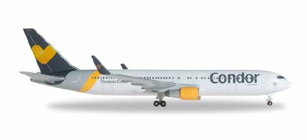 527521-001 Herpa Condor / コンドル航空 Sunny Heart B767-300ER D-ABUP 1:500 お取り寄せ Herpa 1:500 Condor / コンドル航空 767-300 亜鉛ダイキャスト製