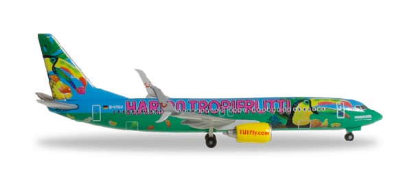 528191 Herpa TUIFLY / トゥイフライ B737-800 Haribo Tropifrutti D-ATUJ 1:500 完売しました。