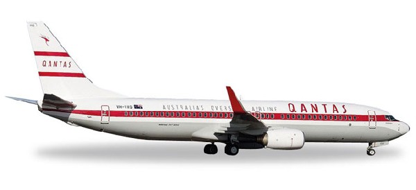 529020 Herpa Qantas / カンタス航空 RETORO ROO2 B737-800 VH-VXQ 1:500 完売しました。