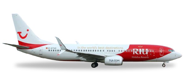 529402 Herpa TUI / トゥイ ＴＵＩ航空 B737-800W RIU Hotels & Resorts D-ATUZ 1:500 完売しました。