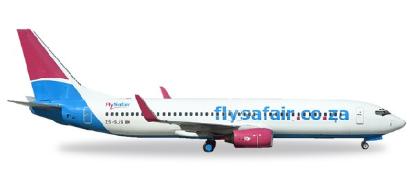 531085 Herpa FlySafair / サフエアー B737-800 ZS-SJS 1:500 完売しました。 Herpa 1:500 FlySafair / サフエアー 737-800 亜鉛ダイキャスト製