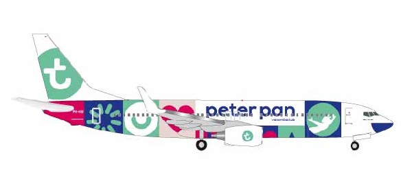 531450 Herpa Transavia / トランザビア航空 B737-800 Peter Pan PH-HSI 1:500 お取り寄せ