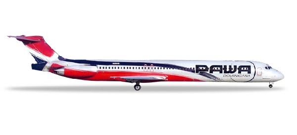 531603 Herpa PAWA Dominicana / PAWAドミニカーナ MD-83 HI989 1:500 完売しました。