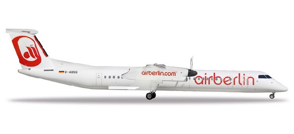 531689 Herpa Air Berlin / エアベルリン Albino Dash 8 Q400 D-ABQQ 1:500 お取り寄せ Herpa 1:500 Air Berlin / エア・ベルリン Q400 亜鉛ダイキャスト製