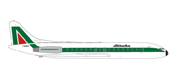 531719 Herpa Alitalia / アリタリア-イタリア航空 Caravelle I-DABM 1:500 完売しました。 Herpa 1:500 Alitalia / アリタリア イタリア航空 SE210 カラベル 亜鉛ダイキャスト製