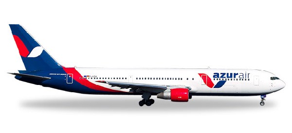 531726 Herpa Azul / アズールブラジル航空 B767-300 D-AZUA 1:500 Herpa 1:500 Azul Brazilian Airlines / アズールブラジル航空 767-300 亜鉛ダイキャスト製
