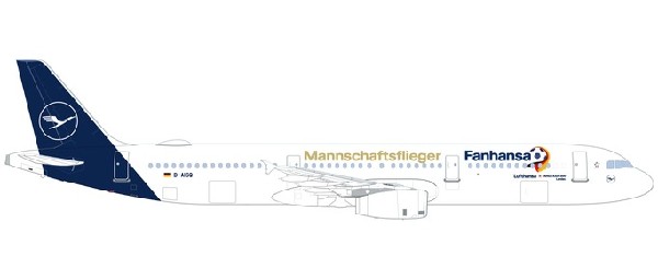 531979 Herpa Lufthansa / ルフトハンザドイツ航空 A321 Fanhansa Team Plane D-AISQ Lindau 1:500 メーカー完売 Herpa 1:500 Lufthansa / ルフトハンザドイツ航空 A321 亜鉛ダイキャスト製