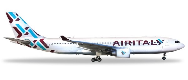 532624 Herpa AIRITALY / エア・イタリー A330-200 EI-GFX 1:500 完売しました。 Herpa 1:500 Air Italy / エア・イタリー A330-200 亜鉛ダイキャスト製